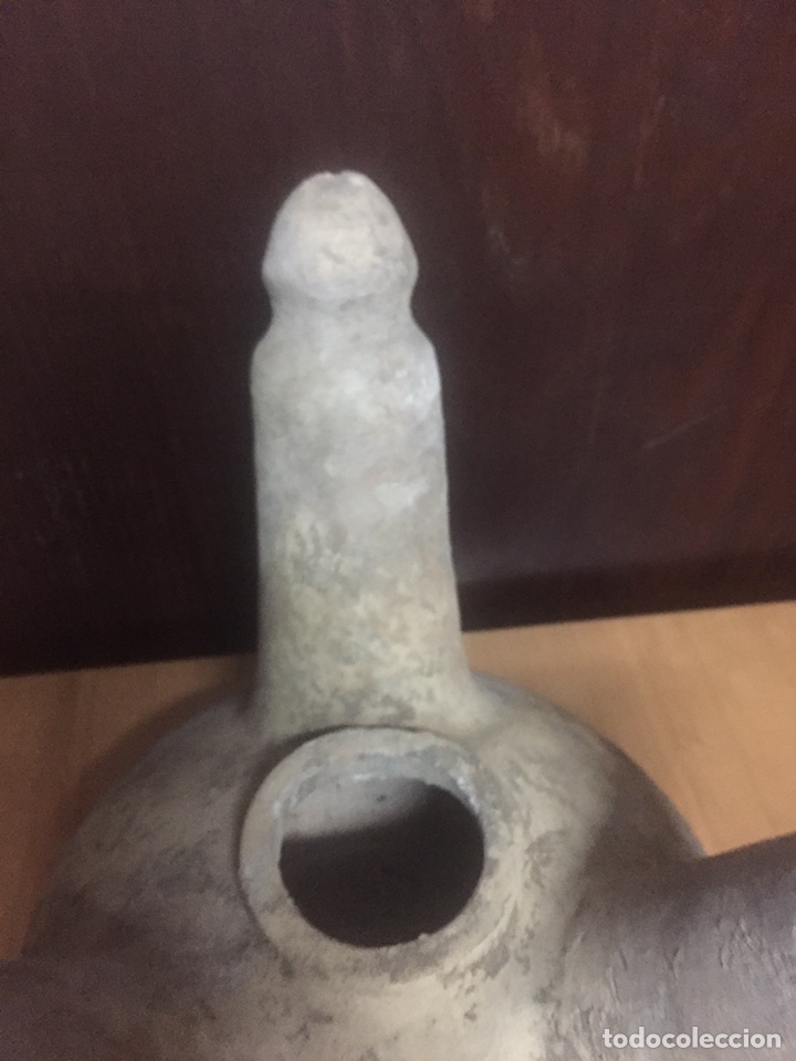 Antig&uuml;edades: Antiguo botijo tres ca&ntilde;os - Foto 7