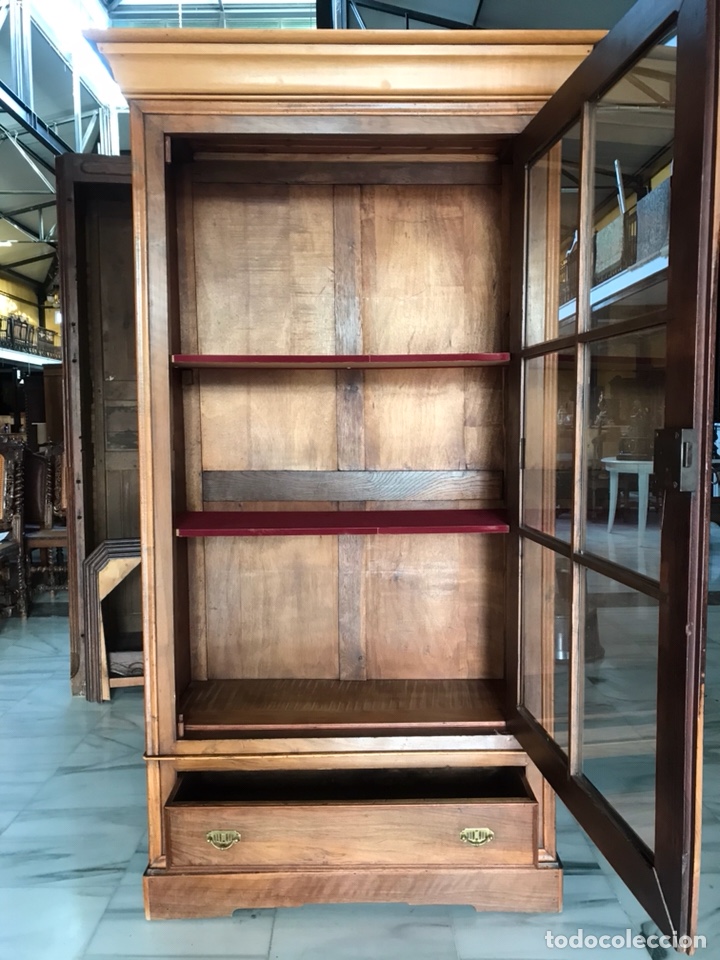 Antig&uuml;edades: Vitrina / biblioteca. R 6347 - Foto 5