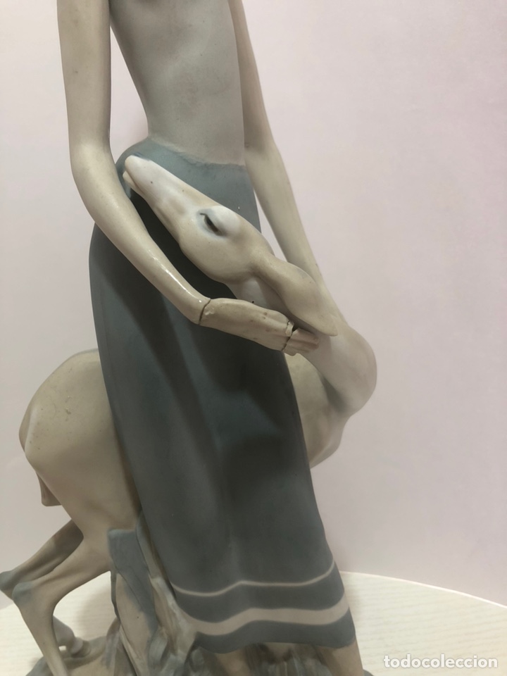 Antig&uuml;edades: REF: 01004514A &ldquo;DIANA CON CERVATILLO&rdquo; LLADR&Oacute; - Foto 2