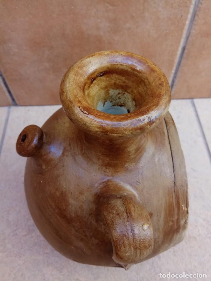 Antig&uuml;edades: C&Aacute;NTARO BOTIJO DE BARRO. - Foto 3
