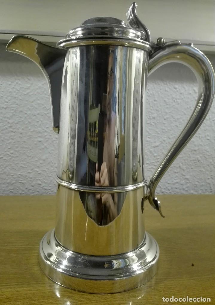Antig&uuml;edades: Cafetera Inglesa metal plateado - Foto 3