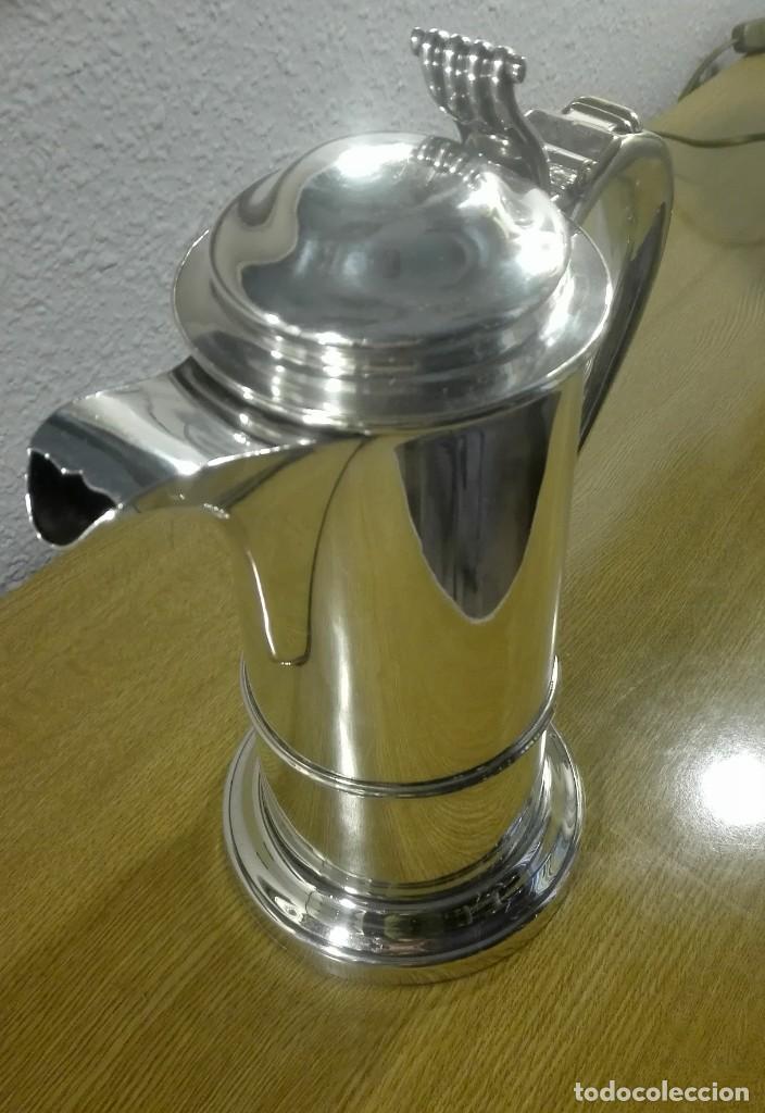 Antig&uuml;edades: Cafetera Inglesa metal plateado - Foto 5