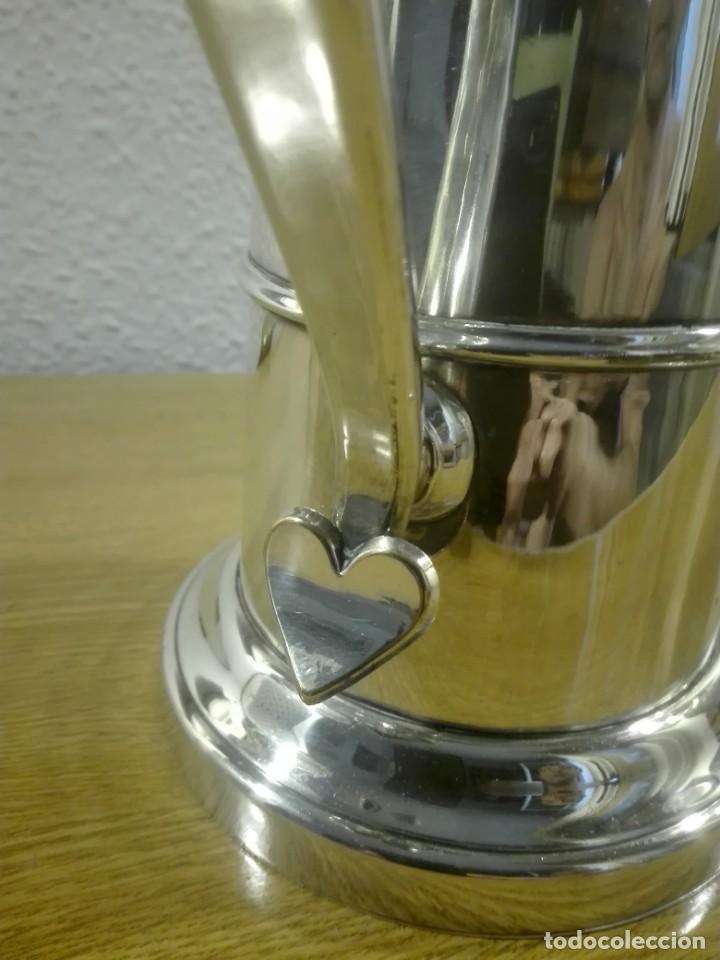Antig&uuml;edades: Cafetera Inglesa metal plateado - Foto 7