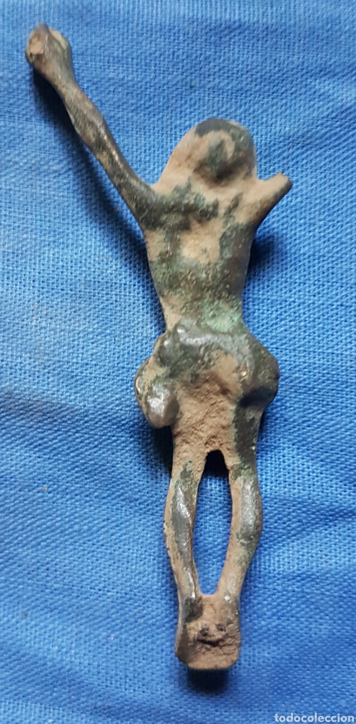 Antig&uuml;edades: Antiguo cristo en bronce - Foto 2