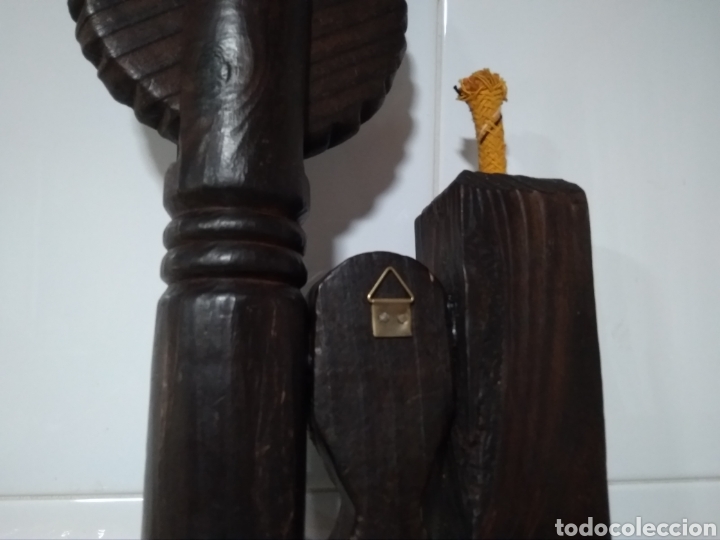 Antig&uuml;edades: Mechero decoraci&oacute;n de mecha con term&oacute;metro de pared - Foto 7