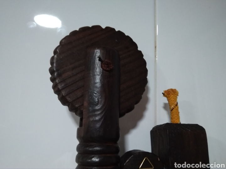 Antig&uuml;edades: Mechero decoraci&oacute;n de mecha con term&oacute;metro de pared - Foto 8