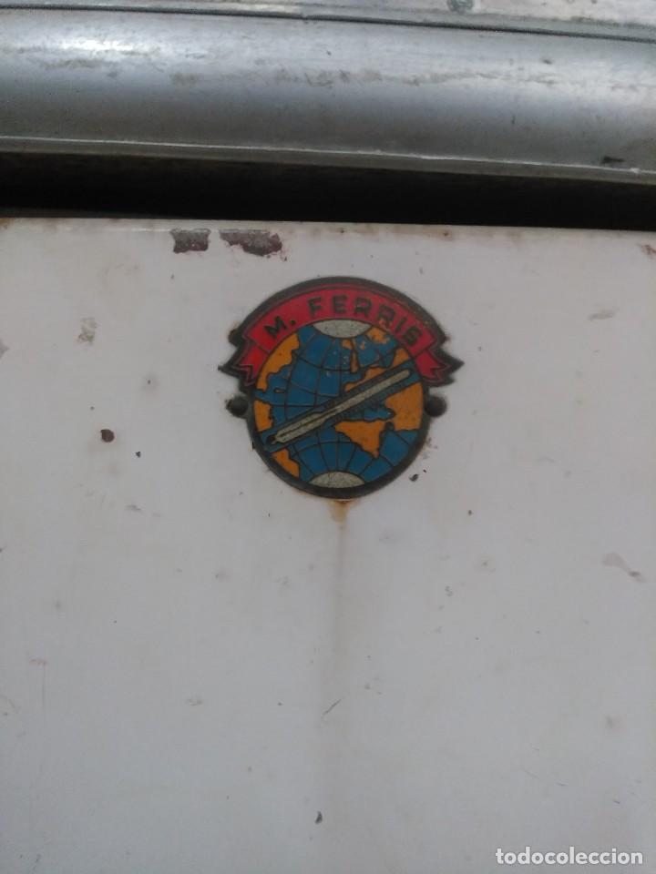 Antig&uuml;edades: Nevera de hielo m.ferris vintage - Foto 3