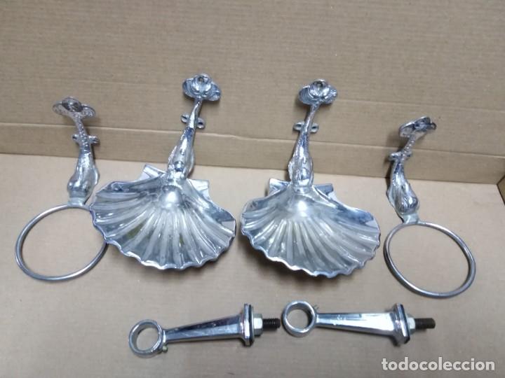 Antig&uuml;edades: Conjunto para cuarto de ba&ntilde;o con tritones - Foto 1