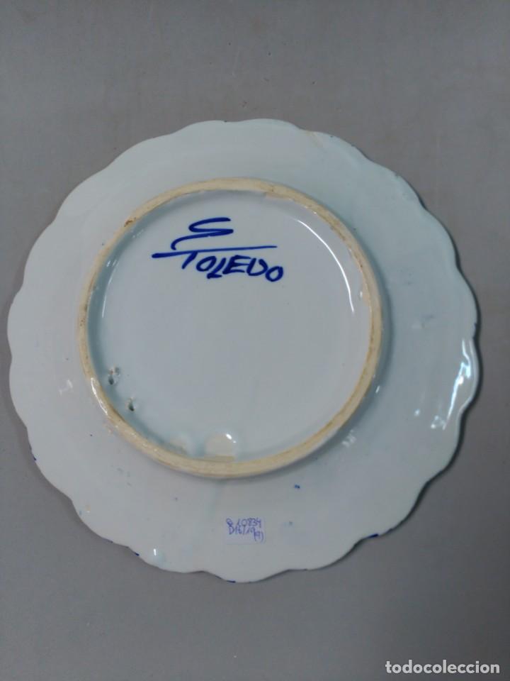 Antig&uuml;edades: PLATO DE CERAMICA DE TOLEDO. - Foto 7