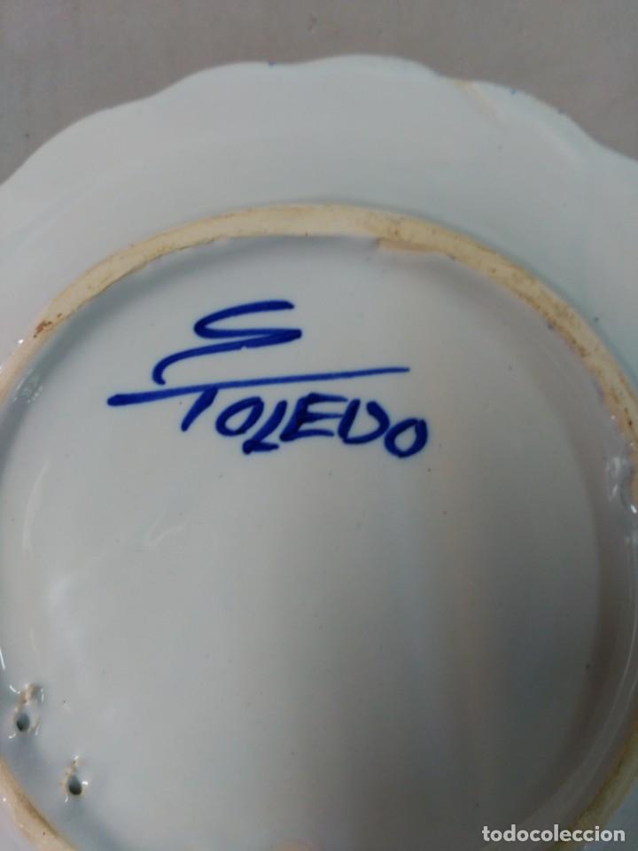 Antig&uuml;edades: PLATO DE CERAMICA DE TOLEDO. - Foto 8