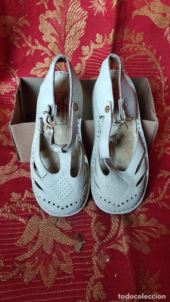 zapatos - sandalias de niño, blancas, piel y su - Comprar Moda Antigua  Infantil en todocoleccion - 171583150