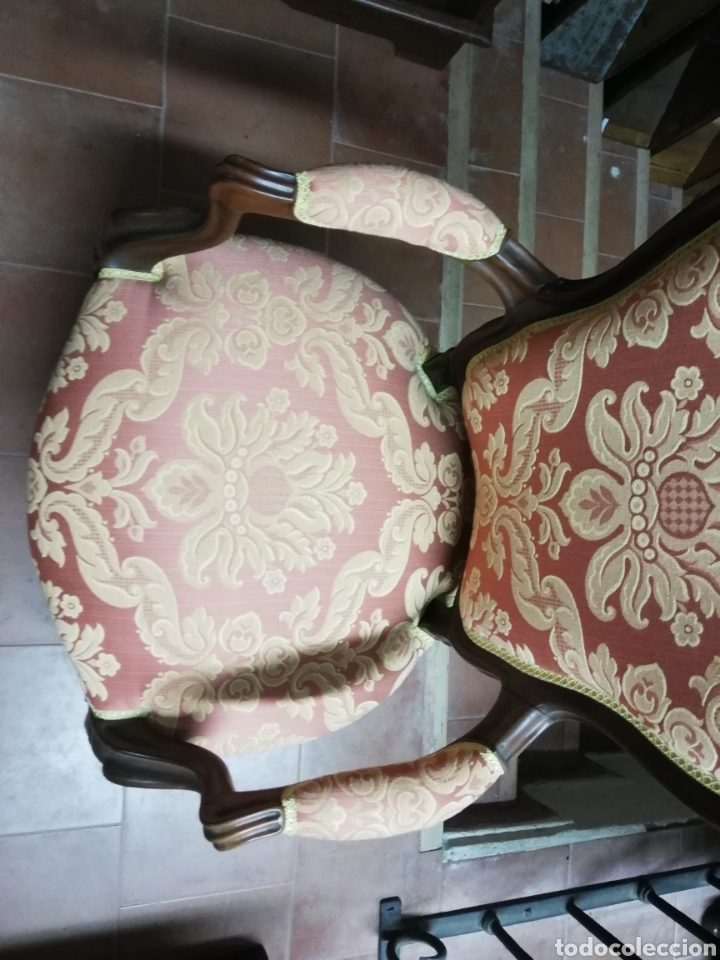 Antig&uuml;edades: Sill&oacute;n antiguo caoba - Foto 3