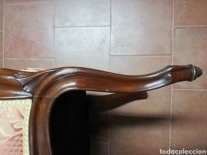 Antig&uuml;edades: Sill&oacute;n antiguo caoba - Foto 5