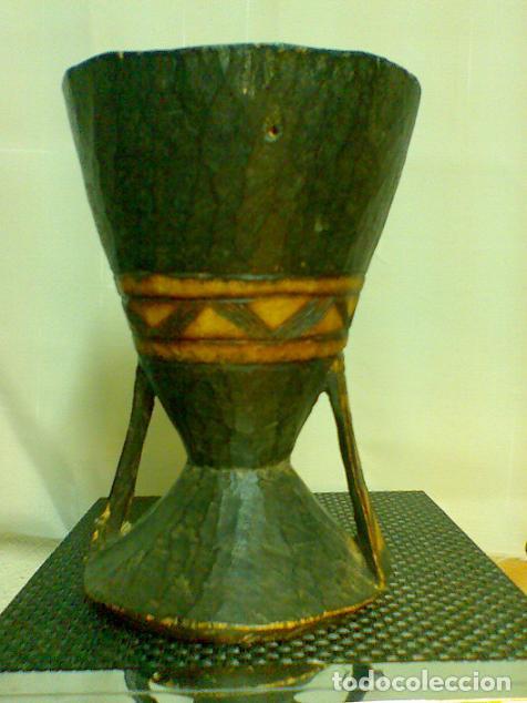 Antig&uuml;edades: C&Aacute;LIZ ANTIGUO DE MADERA - Foto 2