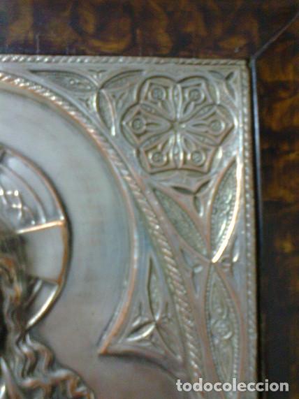 Antig&uuml;edades: SAGRADO CORAZ&Oacute;N DE JES&Uacute;S REPUJADO - Foto 6