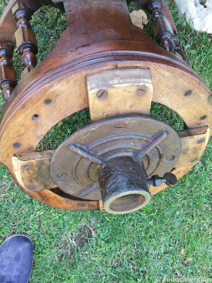 Antig&uuml;edades: Sillon de capitan de barco siglo XIX - Foto 7