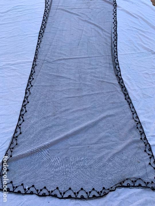 Antig&uuml;edades: Excepcional mantilla gran tama&ntilde;o. mide 175x70cms - Foto 1