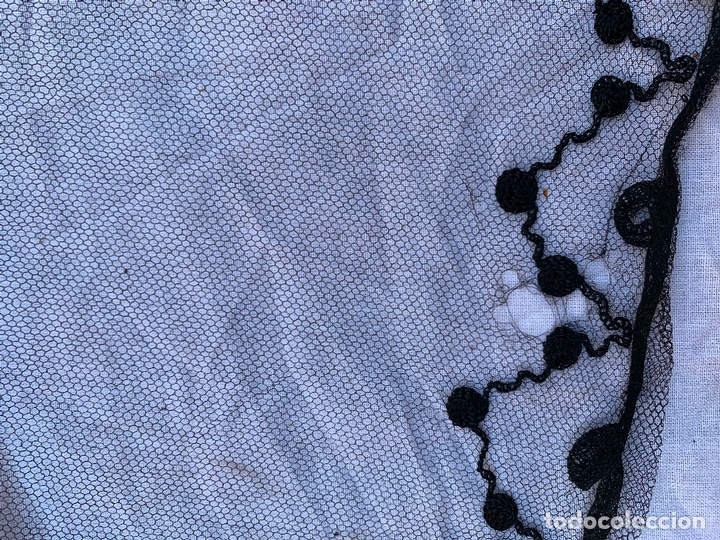 Antig&uuml;edades: Excepcional mantilla gran tama&ntilde;o. mide 175x70cms - Foto 7