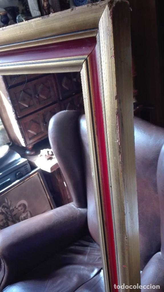 Antig&uuml;edades: Marco grande dorado y rojo - Foto 3