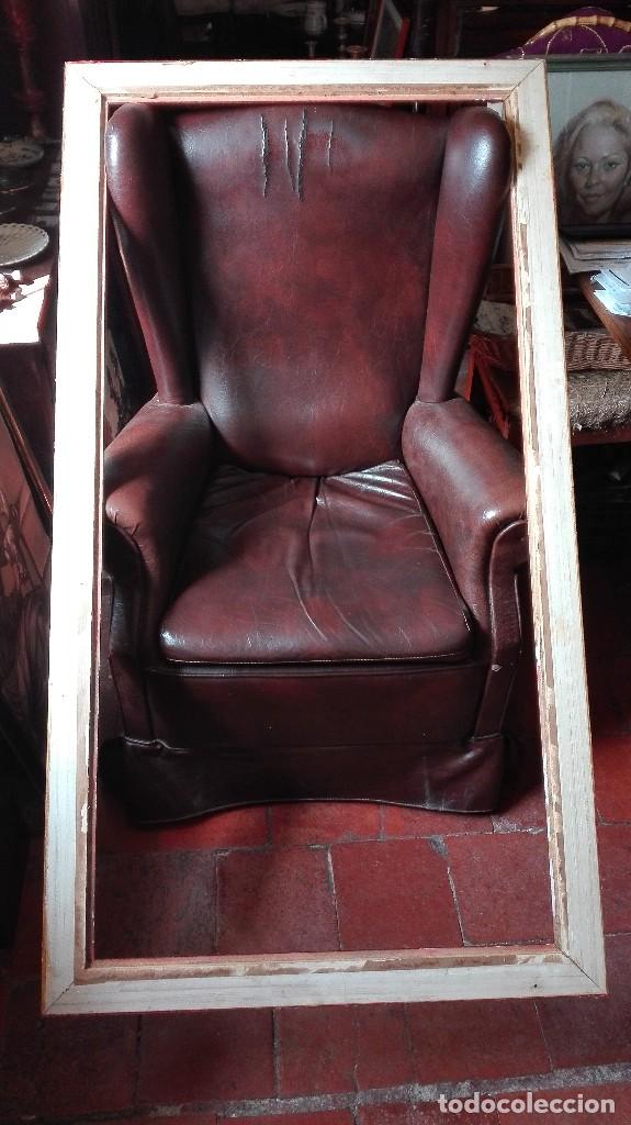 Antig&uuml;edades: Marco grande dorado y rojo - Foto 4