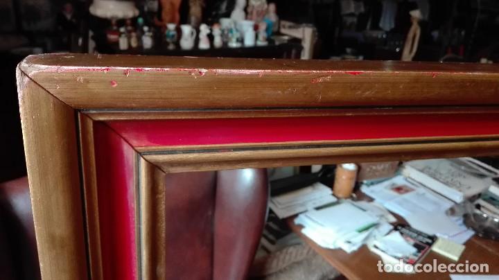 Antig&uuml;edades: Marco grande dorado y rojo - Foto 5