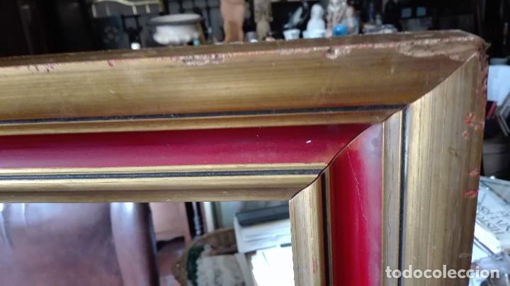 Antig&uuml;edades: Marco grande dorado y rojo - Foto 6