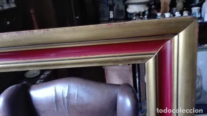 Antig&uuml;edades: Marco grande dorado y rojo - Foto 7