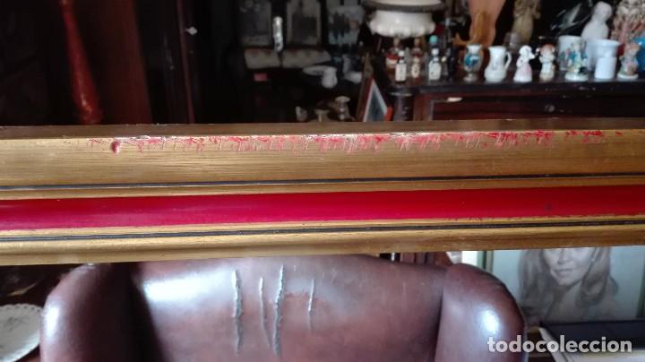 Antig&uuml;edades: Marco grande dorado y rojo - Foto 8
