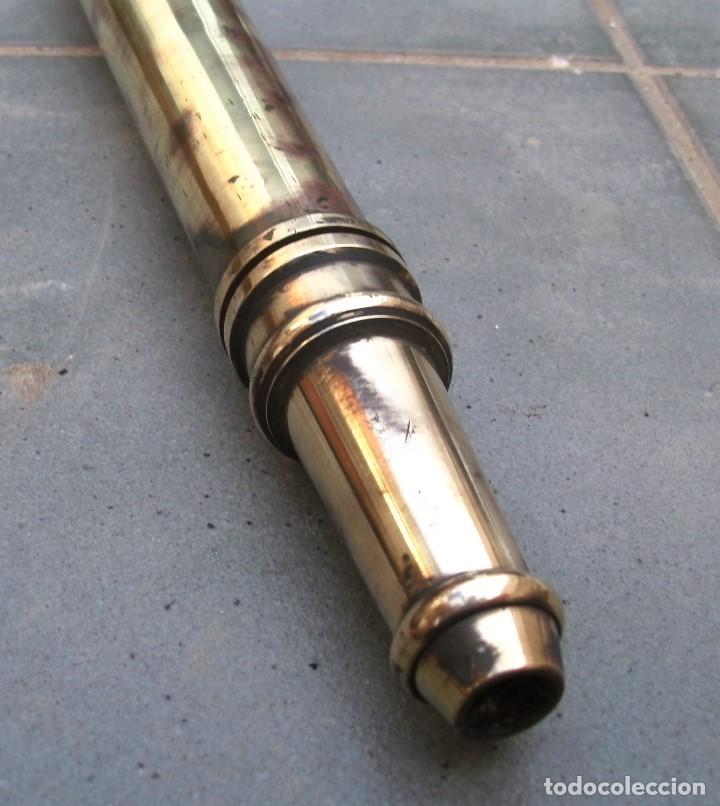 Antig&uuml;edades: manguera de bomberos , laton macizo, 44cm aprox - Foto 5