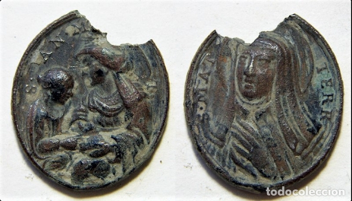 Antig&uuml;edades: MEDALLA RELIGIOSA SIGLO XVIII - Foto 1