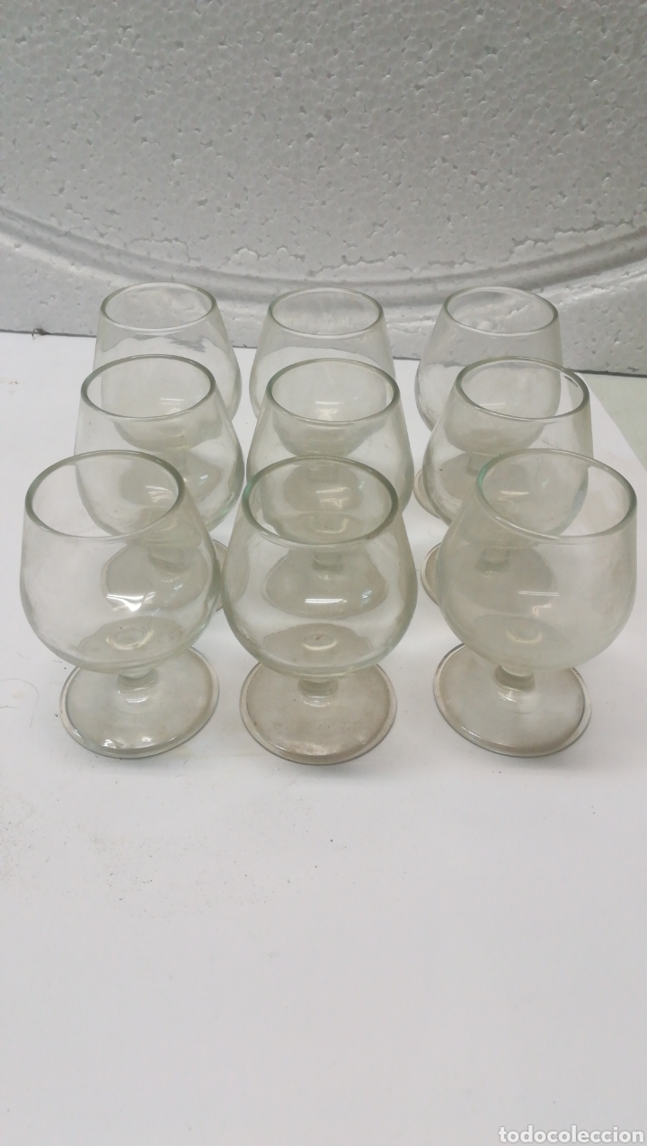 Antig&uuml;edades: 9 copas cristal - Foto 1