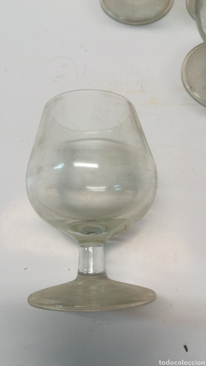 Antig&uuml;edades: 9 copas cristal - Foto 2