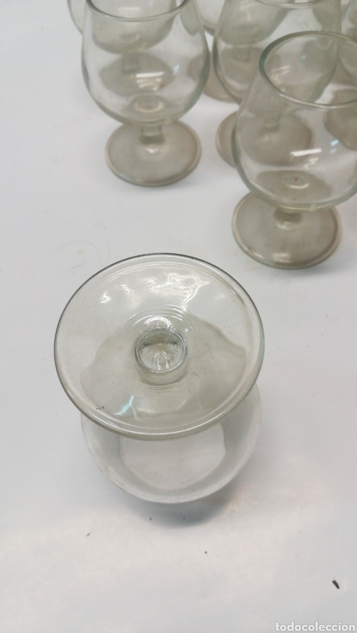 Antig&uuml;edades: 9 copas cristal - Foto 3