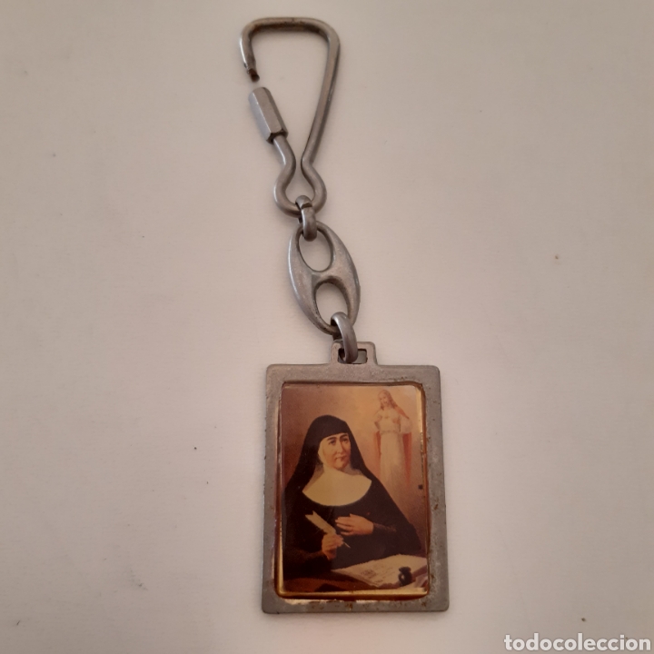 Antig&uuml;edades: Llavero M. Mar&iacute;a del coraz&oacute;n de Jes&uacute;s. - Foto 1