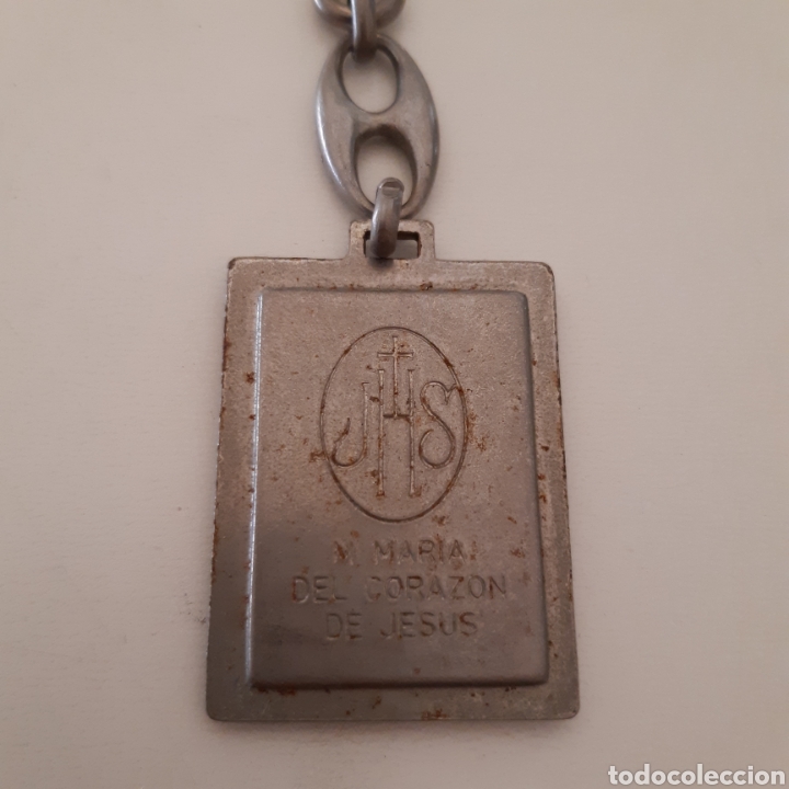 Antig&uuml;edades: Llavero M. Mar&iacute;a del coraz&oacute;n de Jes&uacute;s. - Foto 3