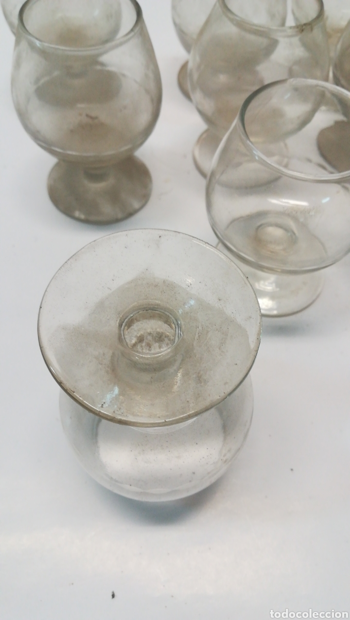 Antig&uuml;edades: Lote copas de cristal - Foto 3