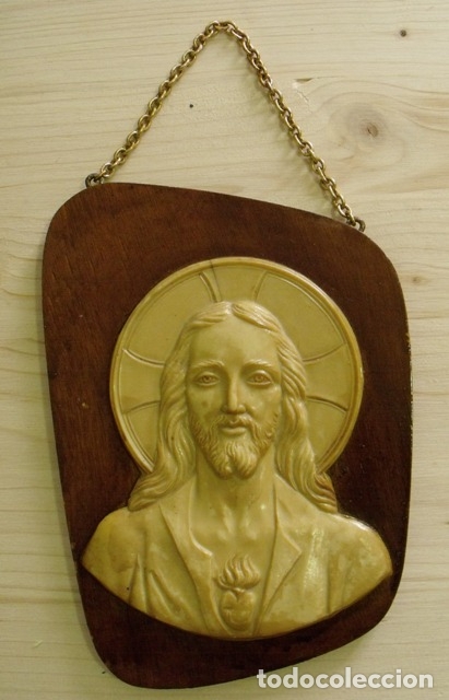 Antig&uuml;edades: Cristo Pared Sagrado Coraz&oacute;n de Jes&uacute;s - Foto 1