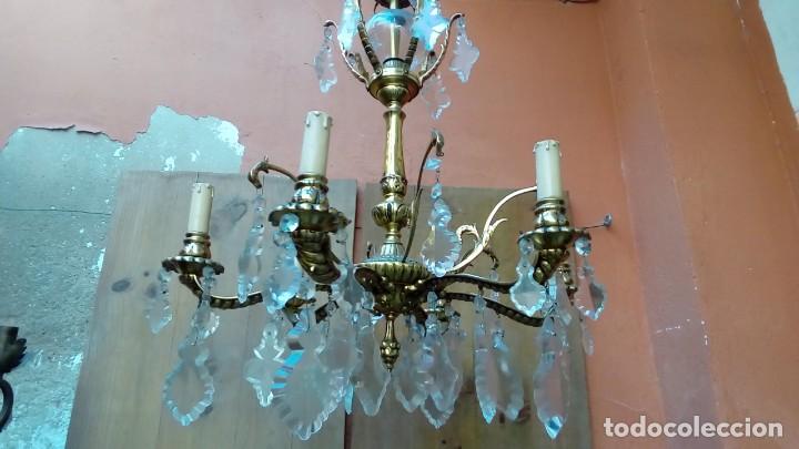 Antig&uuml;edades: lampara de techo- - Foto 2