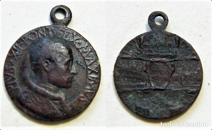 Antig&uuml;edades: MEDALLA RELIGIOSA DE PIO XII - Foto 1