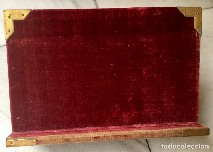 Antiques: Atril sobremesa en madera. Antiguo.