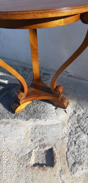 Antig&uuml;edades: Mesa auxiliar de madera noble - Foto 3