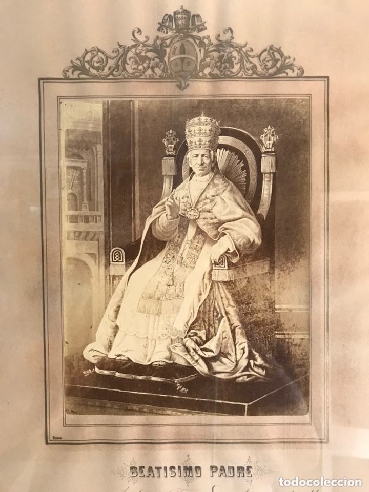 Antig&uuml;edades: INDULGENCIA ENMARCADA A&Ntilde;O 1888 - Foto 2