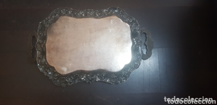 Antig&uuml;edades: #781 ESPECTACULAR BANDEJA DE PLATA - Foto 4