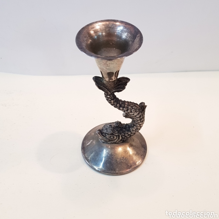 Antig&uuml;edades: PRECIOSO CANDELABRO EN ALPACA - Foto 3