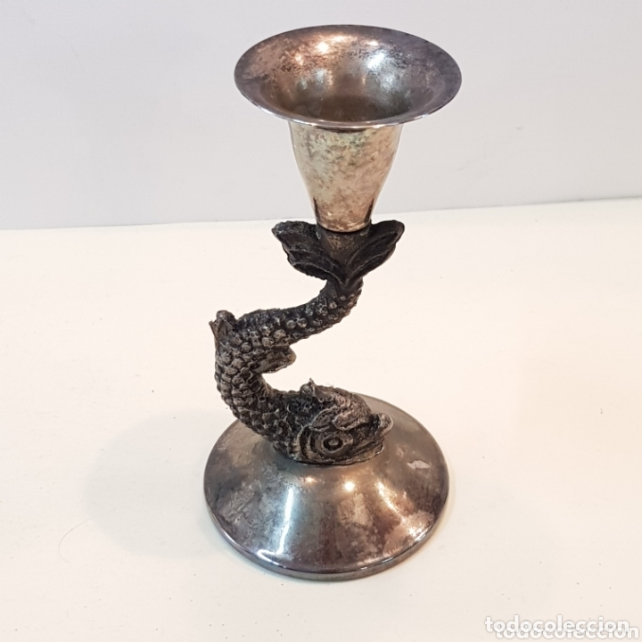 Antig&uuml;edades: PRECIOSO CANDELABRO EN ALPACA - Foto 1