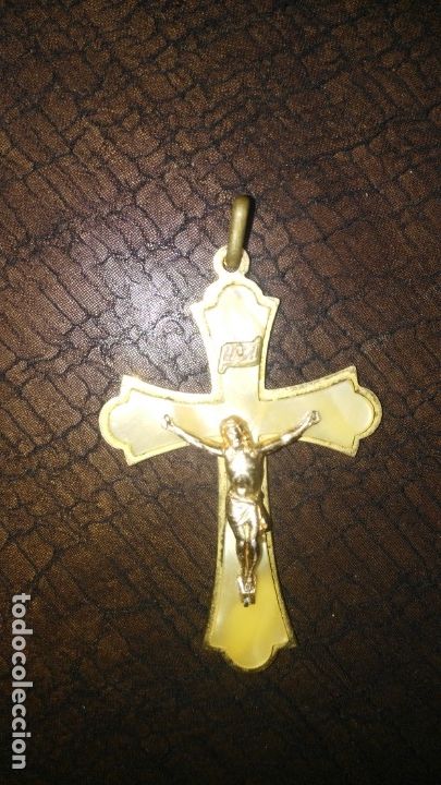 Antig&uuml;edades: Cruz metal y n&aacute;car? - Foto 2