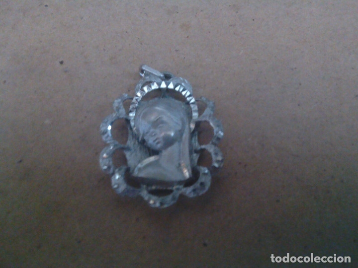 Antig&uuml;edades: MEDALLA DE LA VIRGEN NI&Ntilde;A - PLATEADA - Foto 1