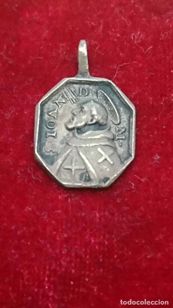 Antig&uuml;edades: ANTIGUA MEDALLA RELIGIOSA DE BRONCE - Foto 1