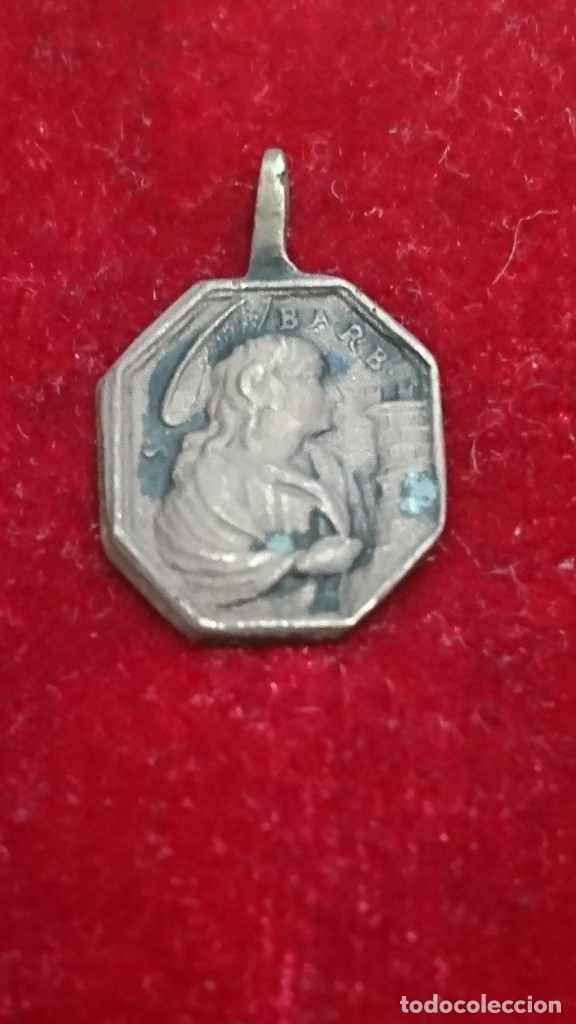 Antig&uuml;edades: ANTIGUA MEDALLA RELIGIOSA DE BRONCE - Foto 2