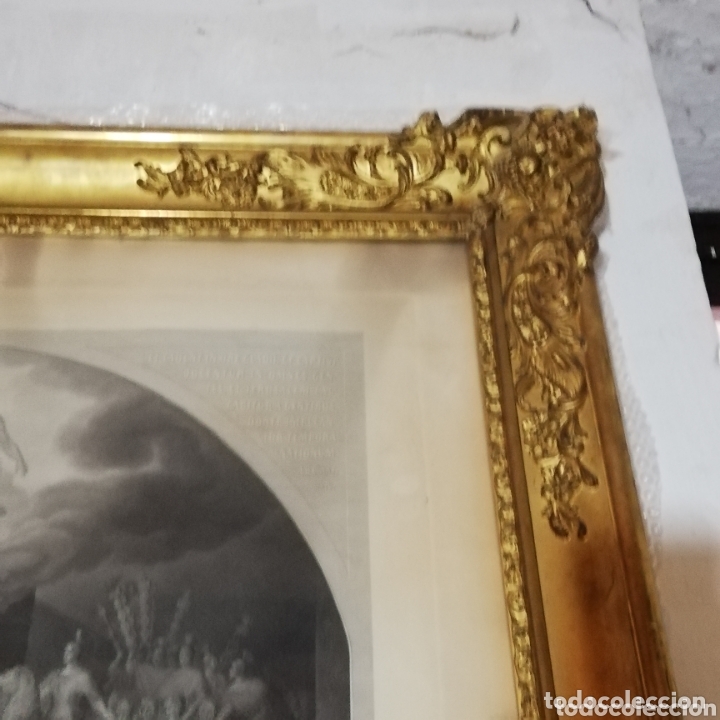 Antig&uuml;edades: Gran marco dorado, siglo XIX - Foto 5